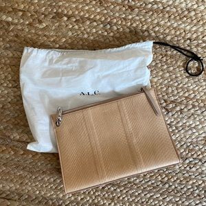ALC Joni Snakeskin Clutch